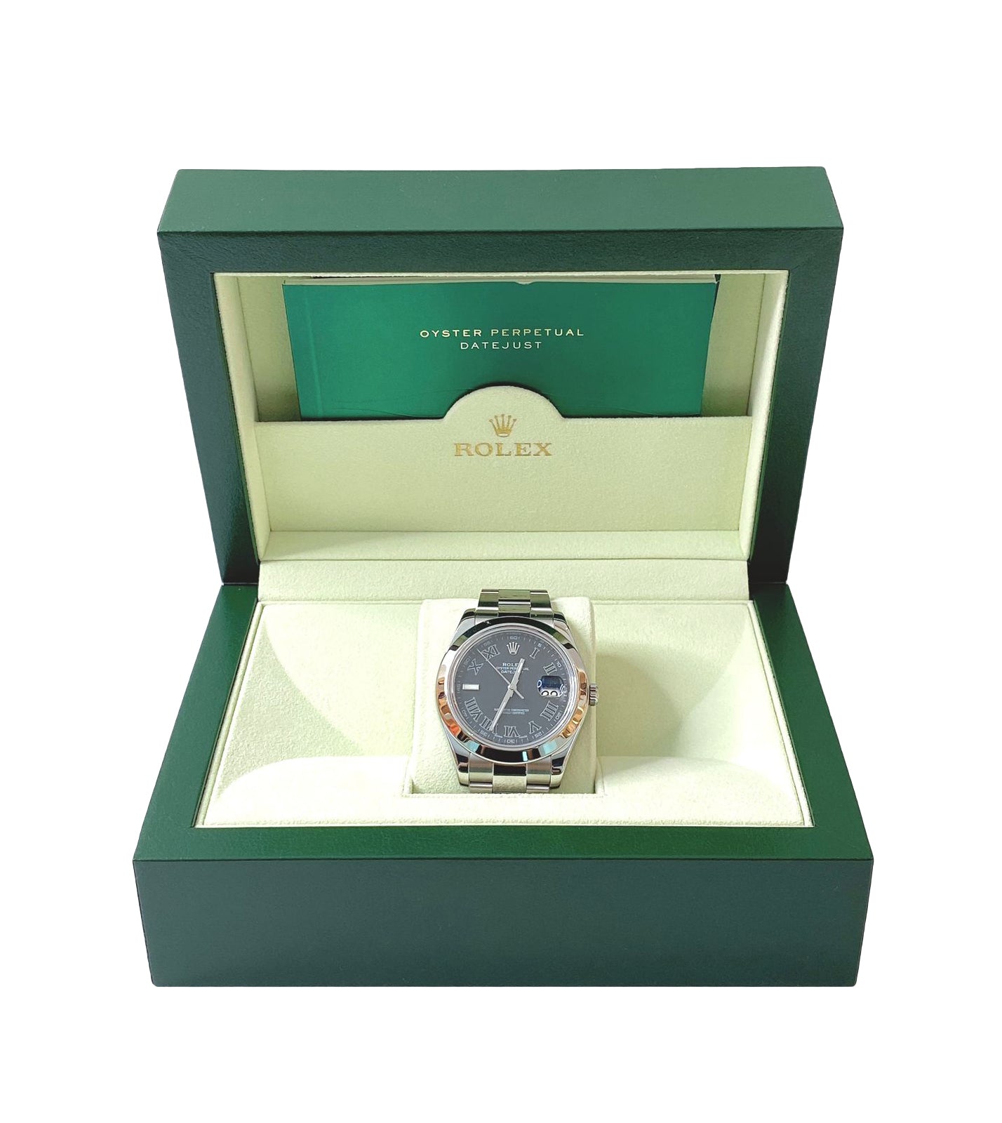 OYSTER PERPETUAL DATEJUST 116300 BLACK ROMAN DIAL