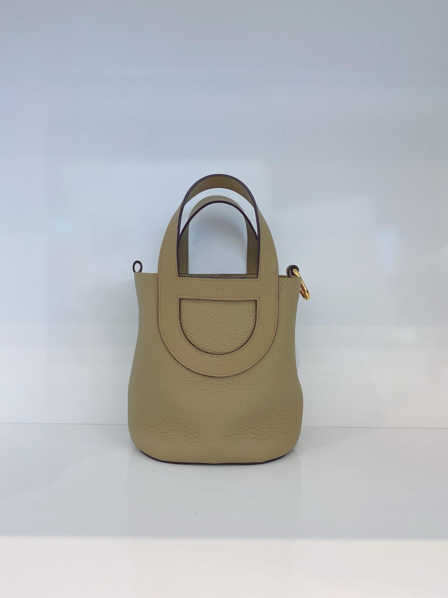 BEIGE MARFA IN-THE-LOOP CLEMENCE AND SWIFT LEATHER