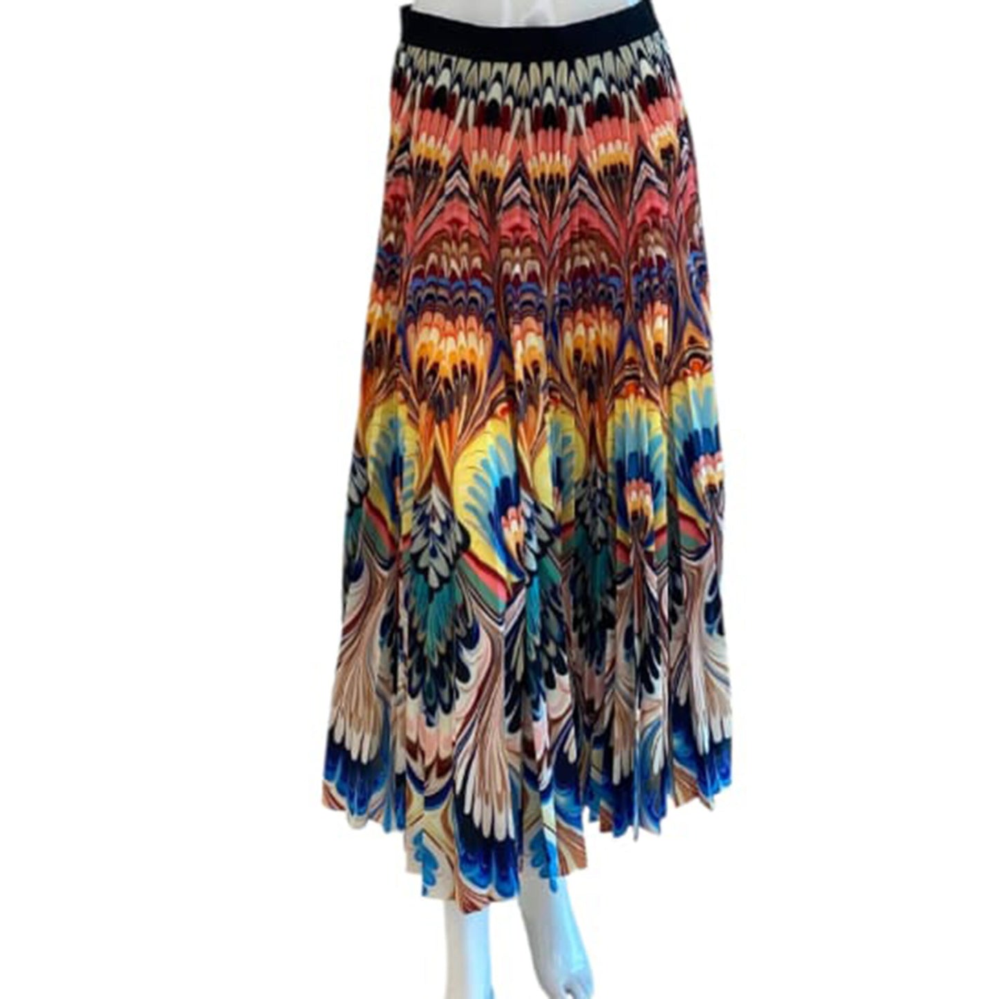 MULTICOLOR PLEATED SKIRT US6