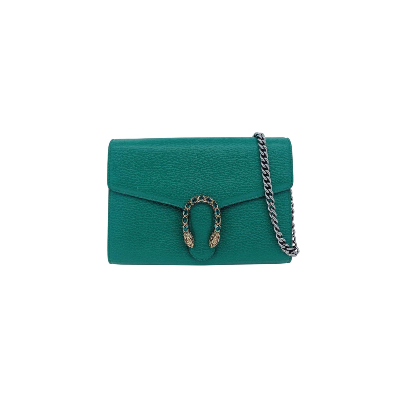 EMERALD GREEN DIONYSUS MINI CHAIN BAG