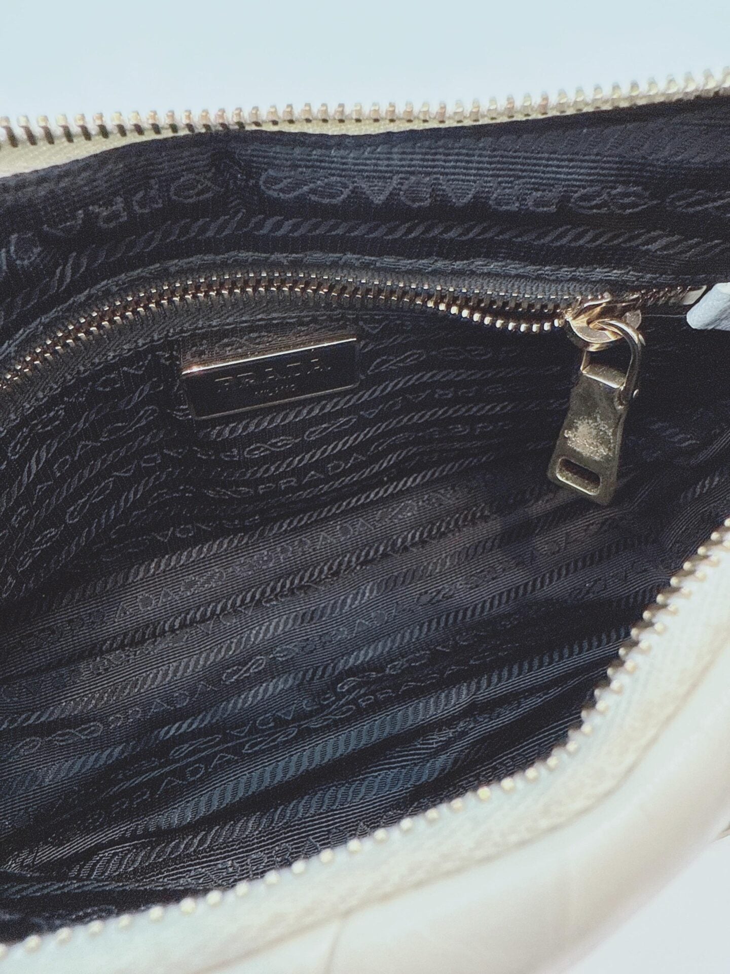 WHITE PATCHWORK LEATHER SYSTEM CROSSBODY BAG