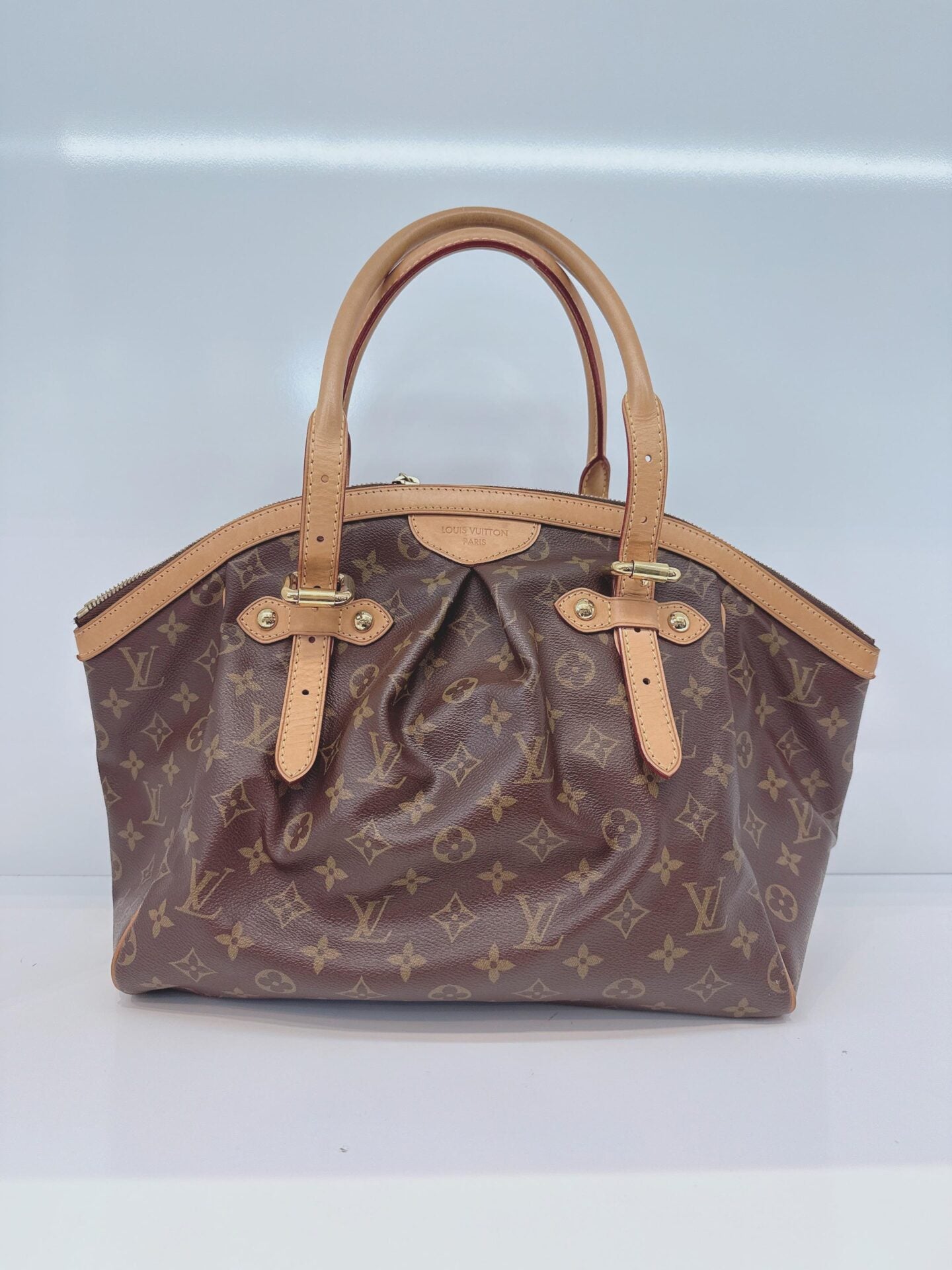 BROWN MONOGRAM TIVOLI GM BAG