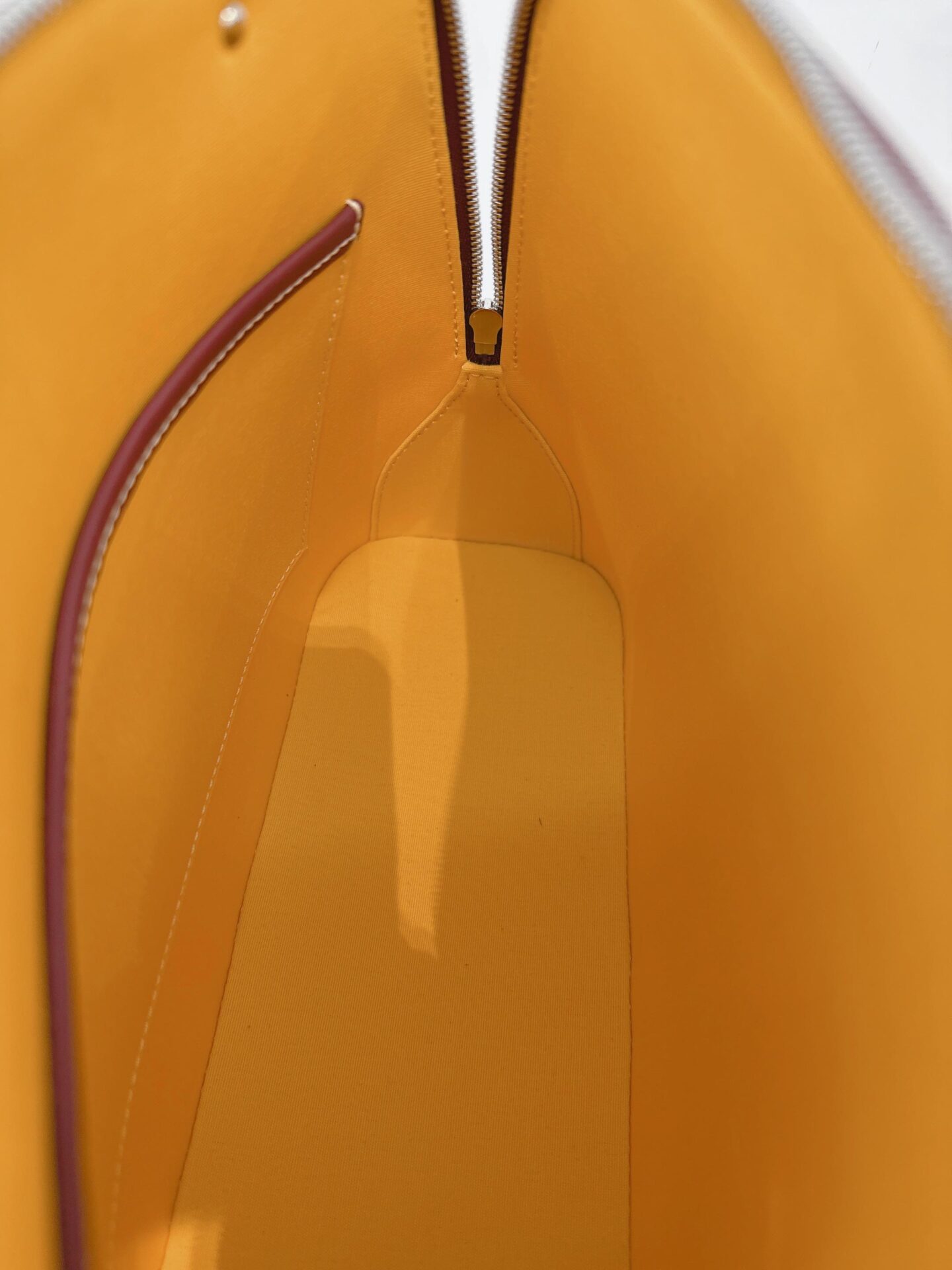 BURGUNDY GOYARDINE COATED CANVAS VENDOME PM BAG