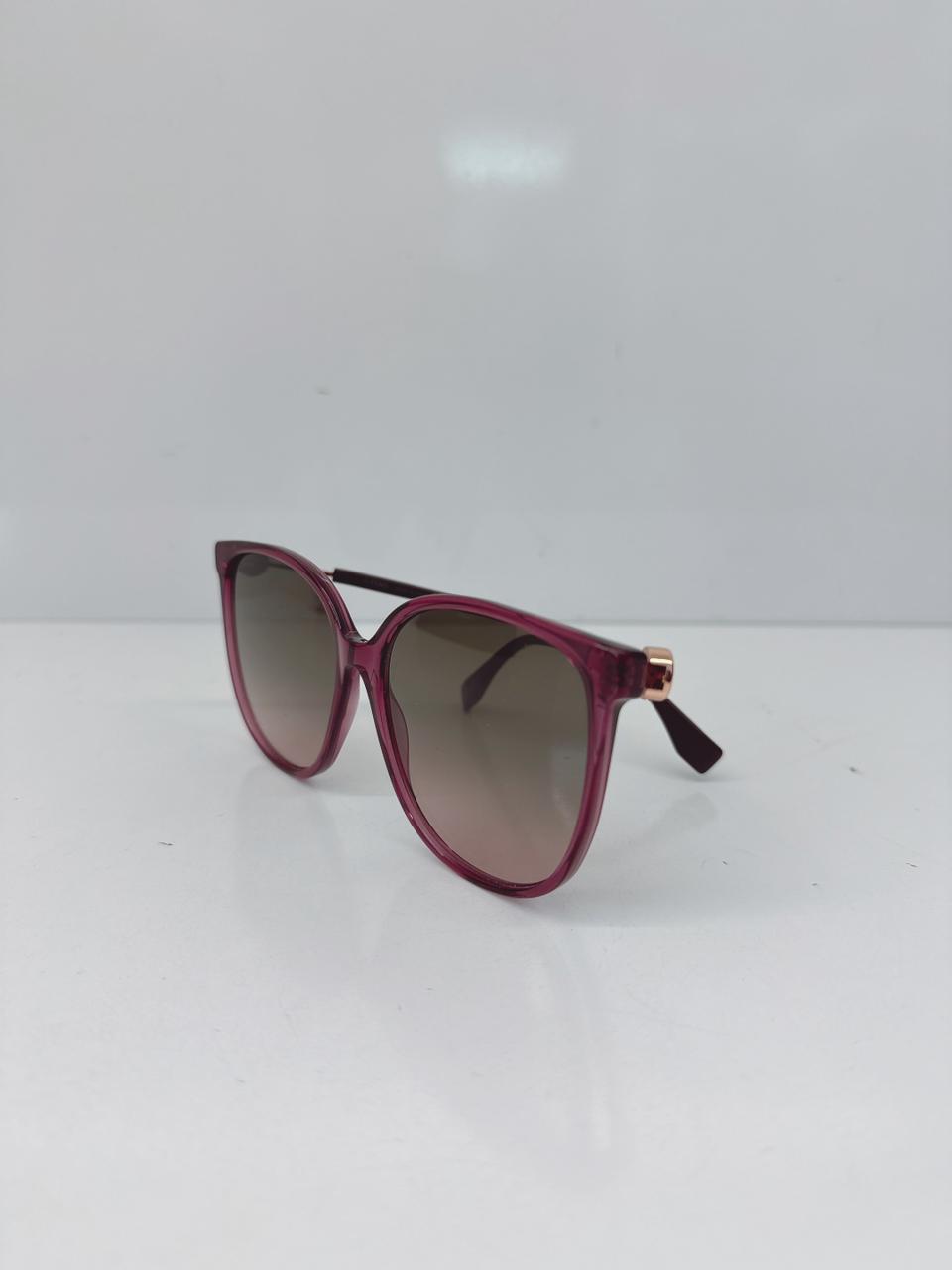 PLUM PURPLE WOMEN FF 0374/S 0T7M2 FM2 SUNGLASSES