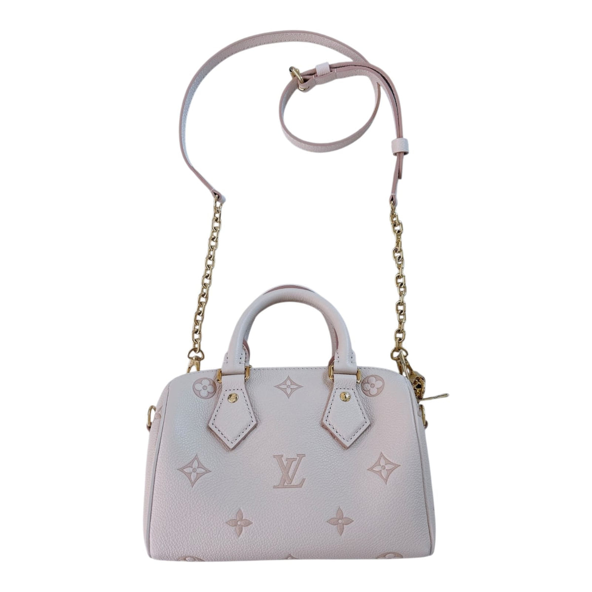 LIGHT PINK MONOGRAM EMPREINTE SPEEDY BANDOULIERE 20