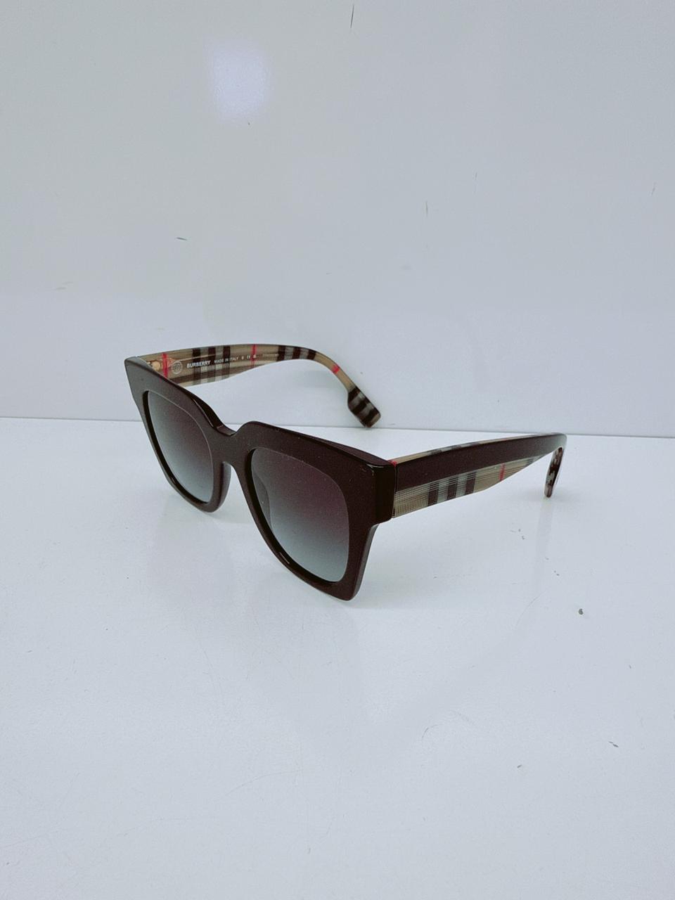BLACK BROWN KITTY B4364 KITTY SQUARE SUNGLASSES