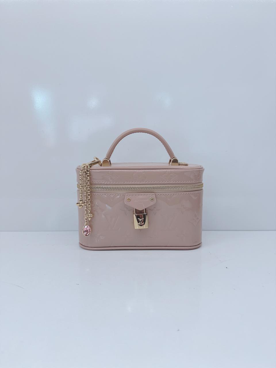 DESERT SAND MONOGRAM EMPREINTE VANITY CHAIN POUCH