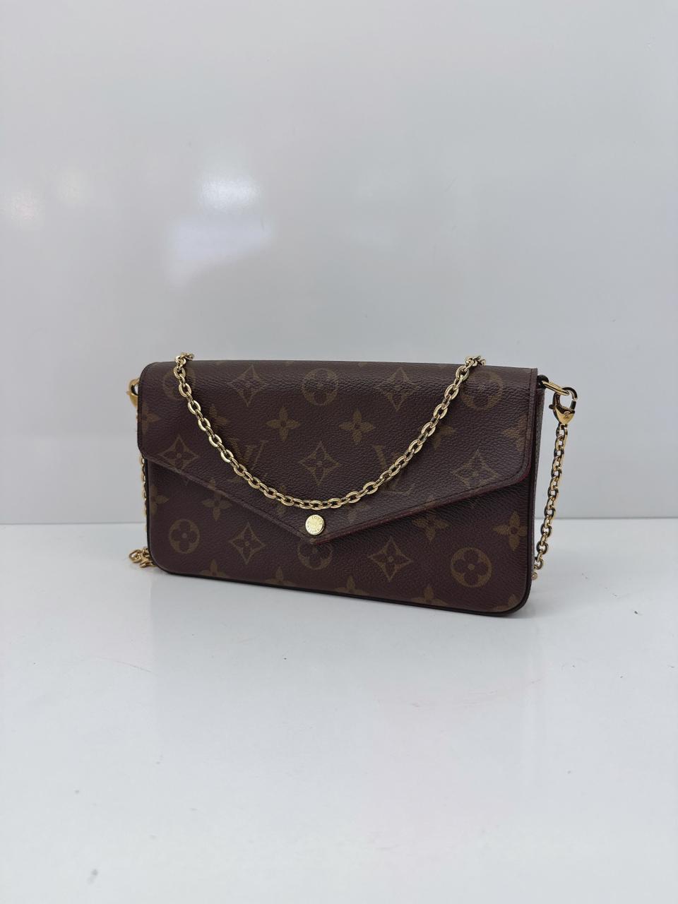 MONOGRAM CANVAS POCHETTE FELICIE CHAIN BAG