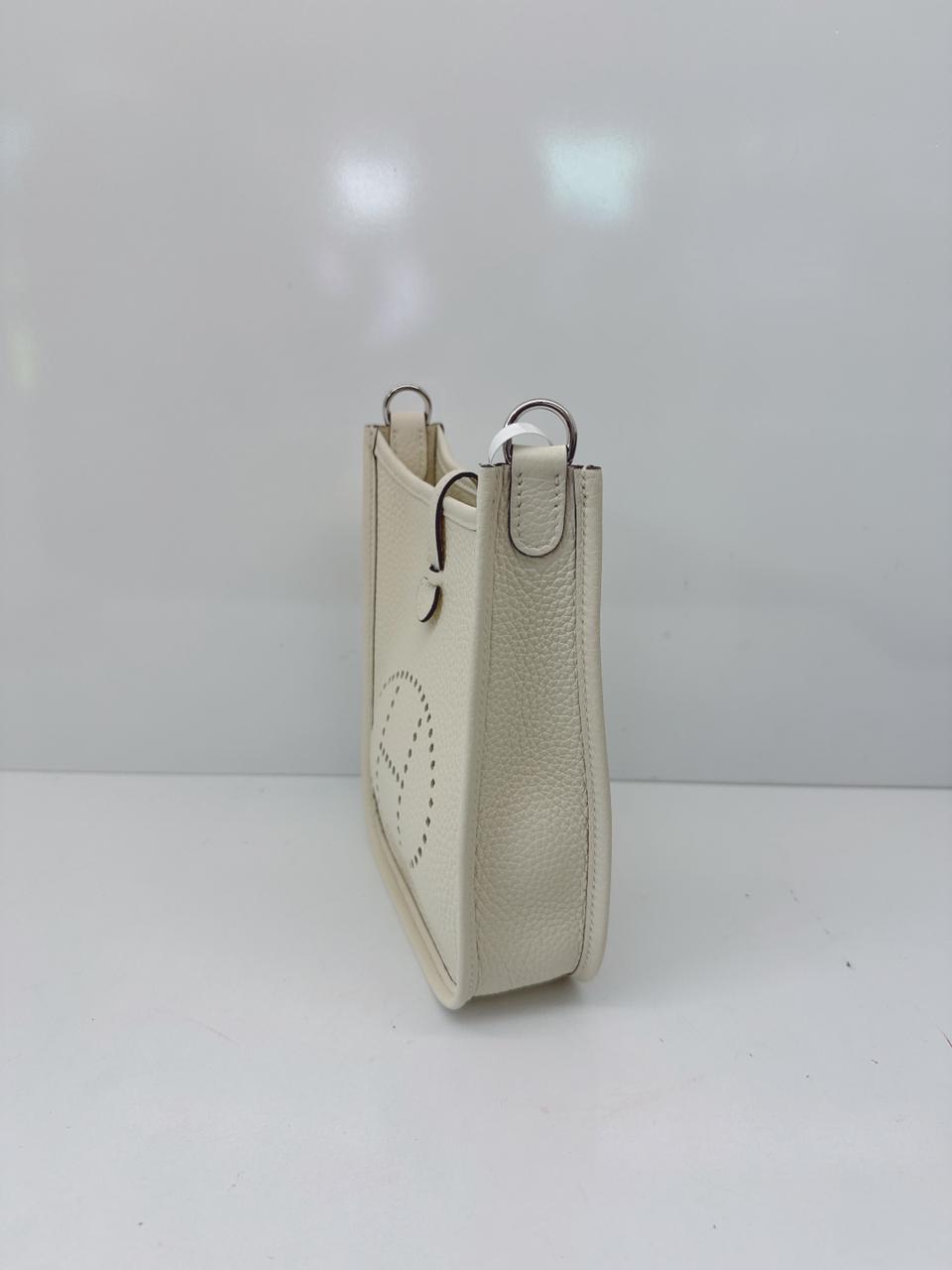 CREAM EVELYNE TPM CLEMENCE LEATHER PALLADIUM HARDWARE