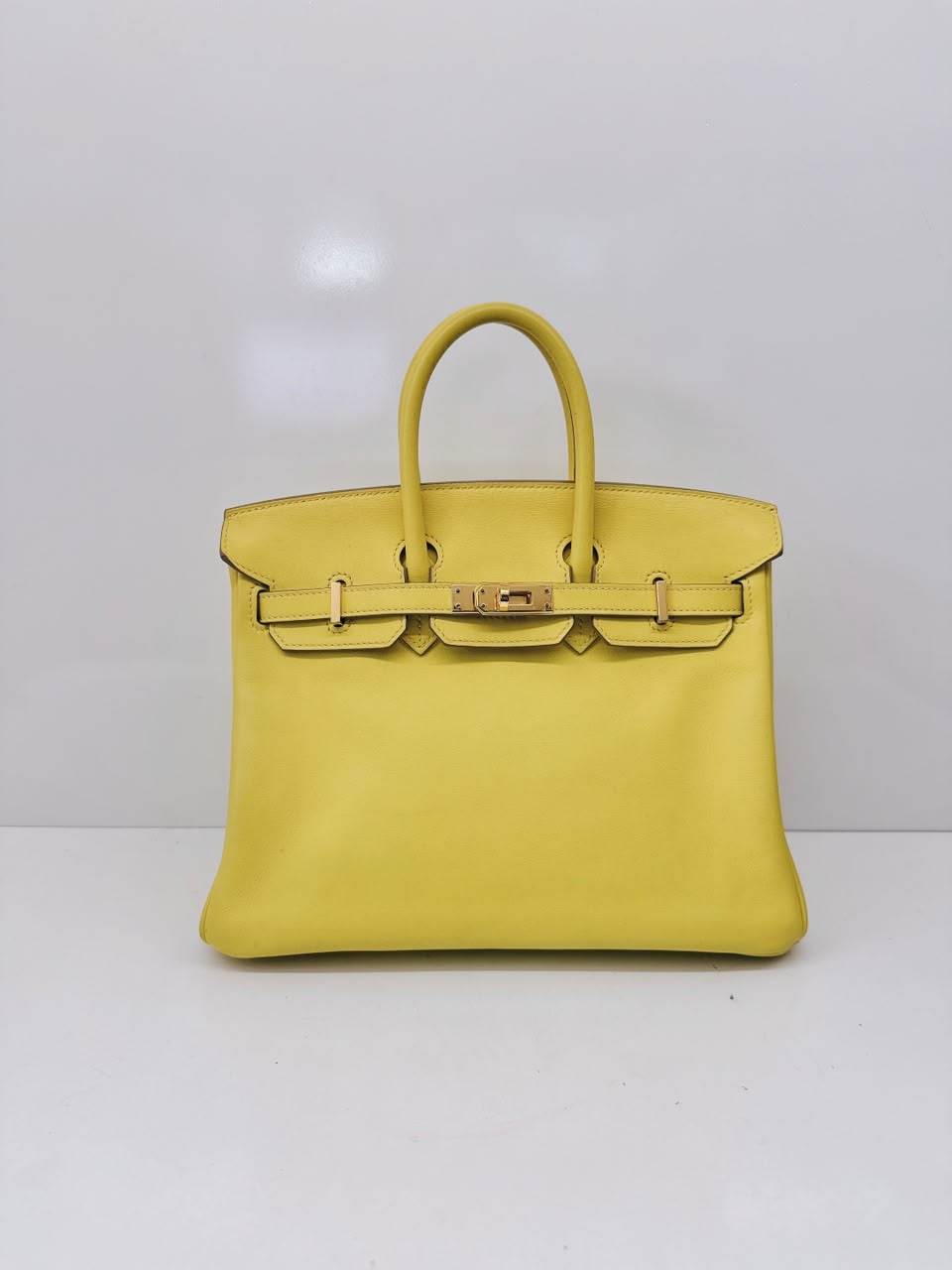 BIRKIN 25 LIME SWIFT LEATHER GOLD HARDWARE