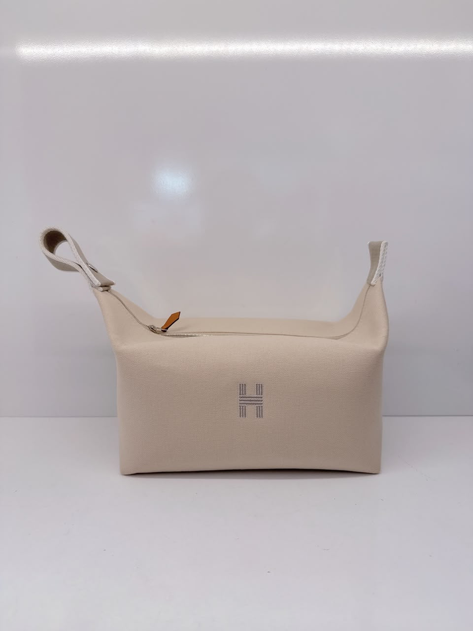 NATUREL COTTON CANVAS BRIDE-A-BRAC CASE, LARGE MODEL
