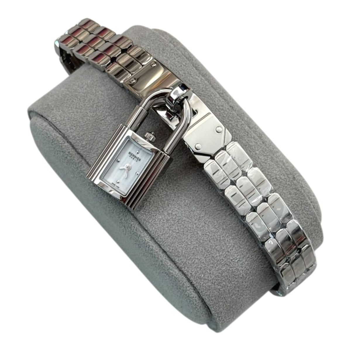 STEEL KELLY WATCH MINI MODEL, 16MM WITH BLACK BARENIA STRAP