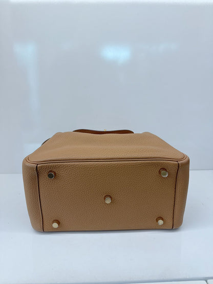 BISCUIT LINDY 26 CLEMENCE BULL CALFSKIN GOLD HARDWARE