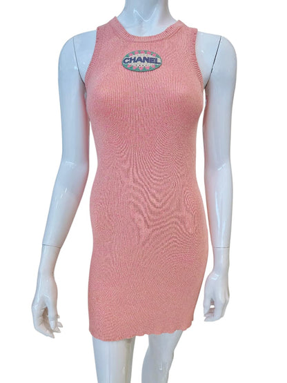 25P PINK KNITTED DRESS TIMELESS STYLE SIZE 36
