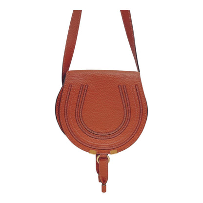 BROWN LEATHER MARCIE CROSSBODY BAG