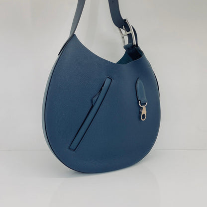 BLEU DE PRUSSE ARCON BAG TOGO LEATHER PALLADIUM HARWARE