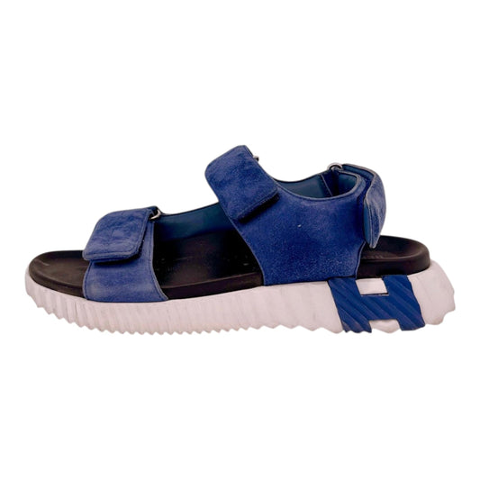 BLUE SUEDE JUNIOR SLINGBACK SANDALS  43