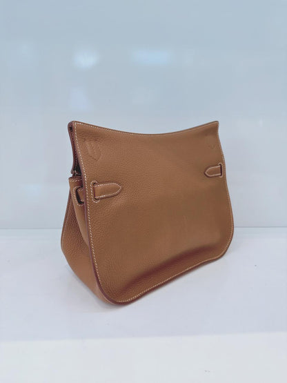 GOLD CLEMENCE LEATHER JYPSIERE 28 PALLADIUM HARDWARE BAG