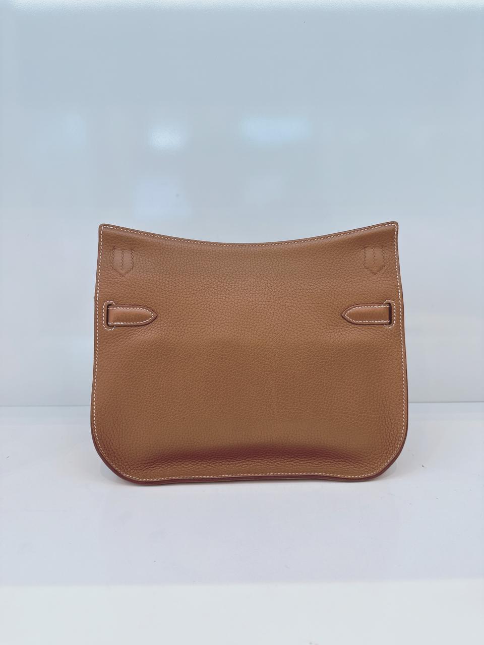 GOLD CLEMENCE LEATHER JYPSIERE 28 PALLADIUM HARDWARE BAG