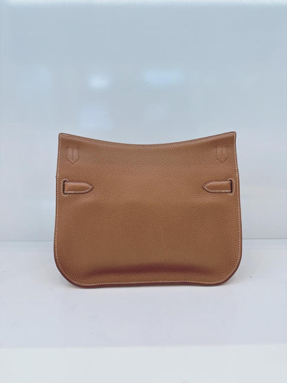 GOLD CLEMENCE LEATHER JYPSIERE 28 PALLADIUM HARDWARE BAG