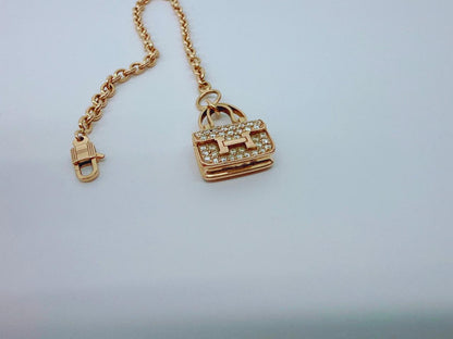 18K ROSE GOLD DIAMOND CONSTANCE PENDANT NECKLACE AND AMULETTES CONSTANCE BRACELET  SET
