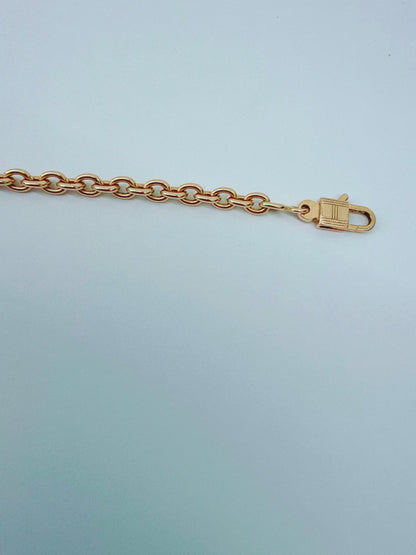 18K ROSE GOLD DIAMOND CONSTANCE PENDANT NECKLACE AND AMULETTES CONSTANCE BRACELET  SET