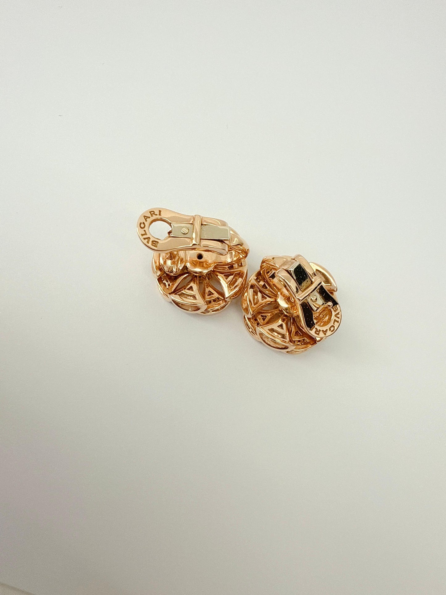 18K ROSE GOLD AND DIAMOND DIVA'S DREAM DIVISSIMA EARCLIPS AND DIVA'S DREAM RING