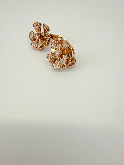 18K ROSE GOLD AND DIAMOND DIVA'S DREAM DIVISSIMA EARCLIPS AND DIVA'S DREAM RING