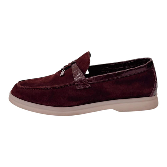 SUMMER CHARMS WALK LOAFER SUED WILD PLUM 38