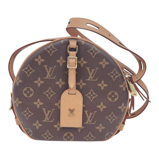 BROWN MONOGRAM CANVAS BOITE CHAPEAU SOUPLE  MM BAG