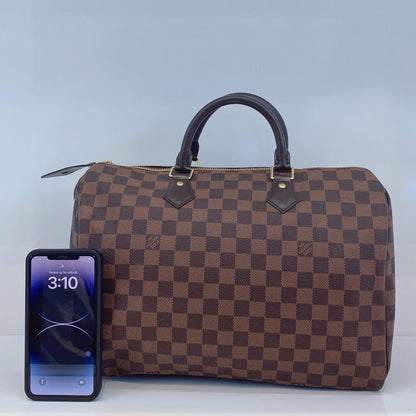 DAMIER EBENE CANVAS SPEEDY 35 BAG