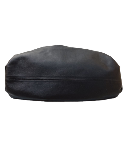 BLACK LEATHER TEEN POUCH