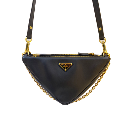 SYMBOLE LEATHER  AND FABRIC  MINI BAG