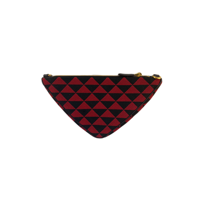SYMBOLE LEATHER  AND FABRIC  MINI BAG