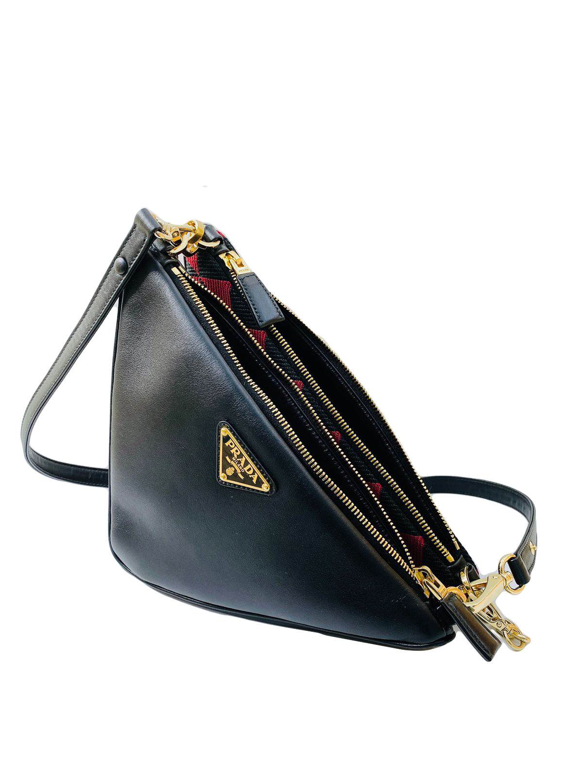 SYMBOLE LEATHER  AND FABRIC  MINI BAG