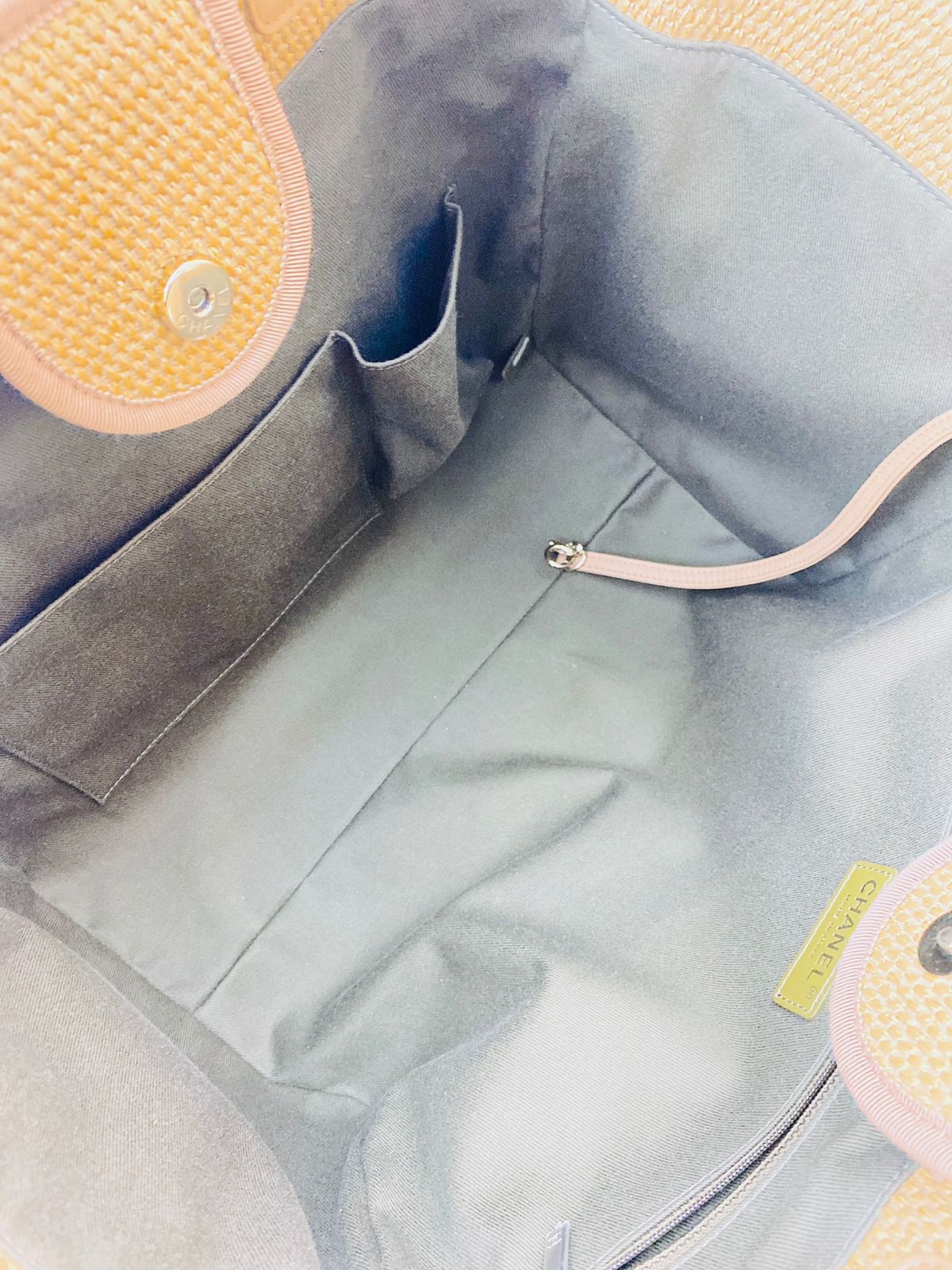 DEAUVILLE  TOTE STRIPED VISCOSE CANVAS