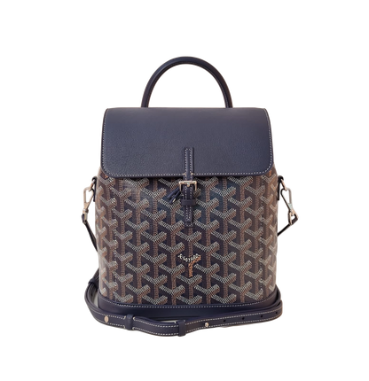 BLUE GOYARDINE SAC ALPIN MINI BACKPACK BAG