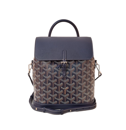 BLUE GOYARDINE SAC ALPIN MINI BACKPACK BAG