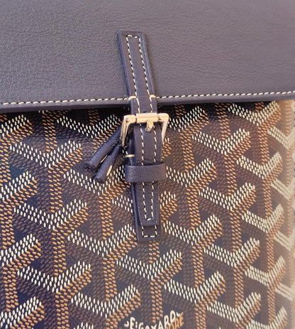 BLUE GOYARDINE SAC ALPIN MINI BACKPACK BAG