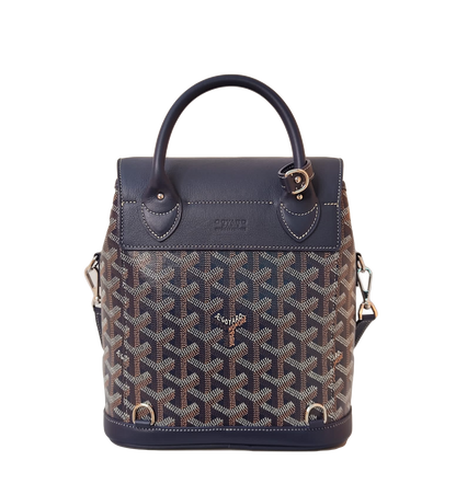 BLUE GOYARDINE SAC ALPIN MINI BACKPACK BAG