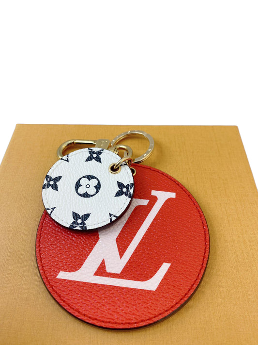 ROUND ILLUSTRE KEYCHAIN LIMITED EDITION COLORED MONOGRAM GIANT