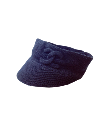 CASHMERE WOOL VISOR HAT