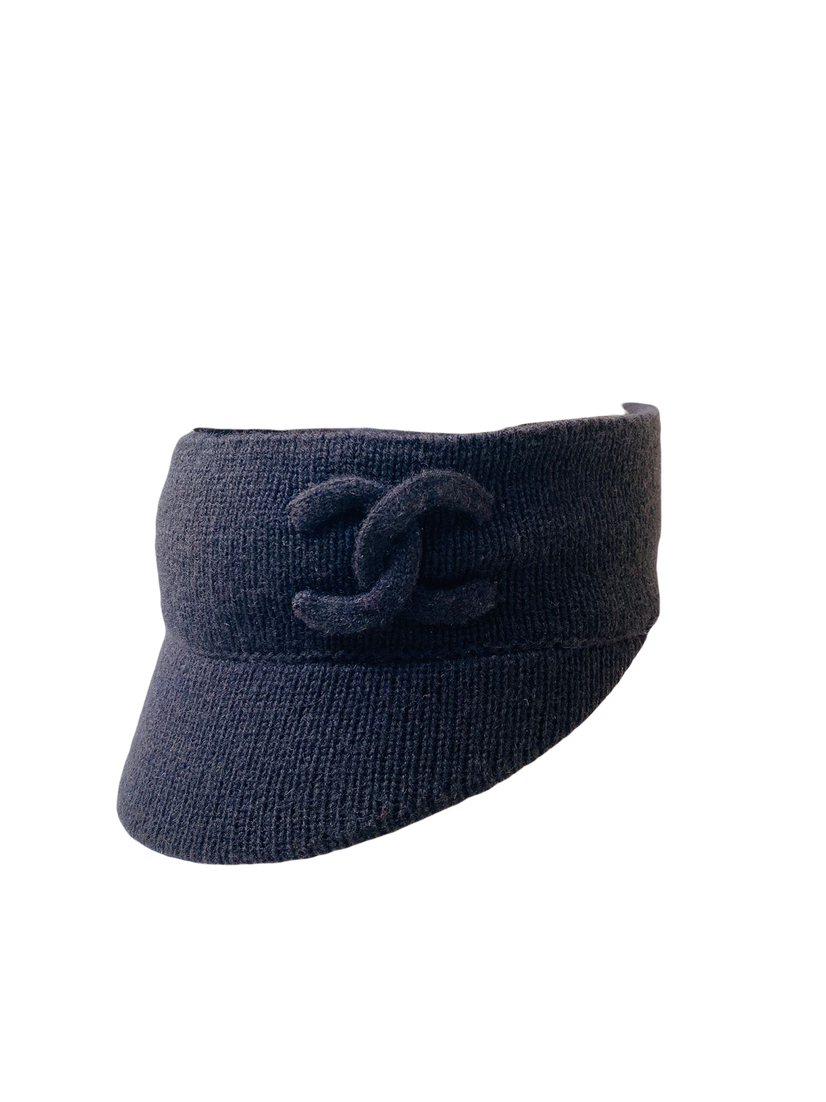 CASHMERE WOOL VISOR HAT