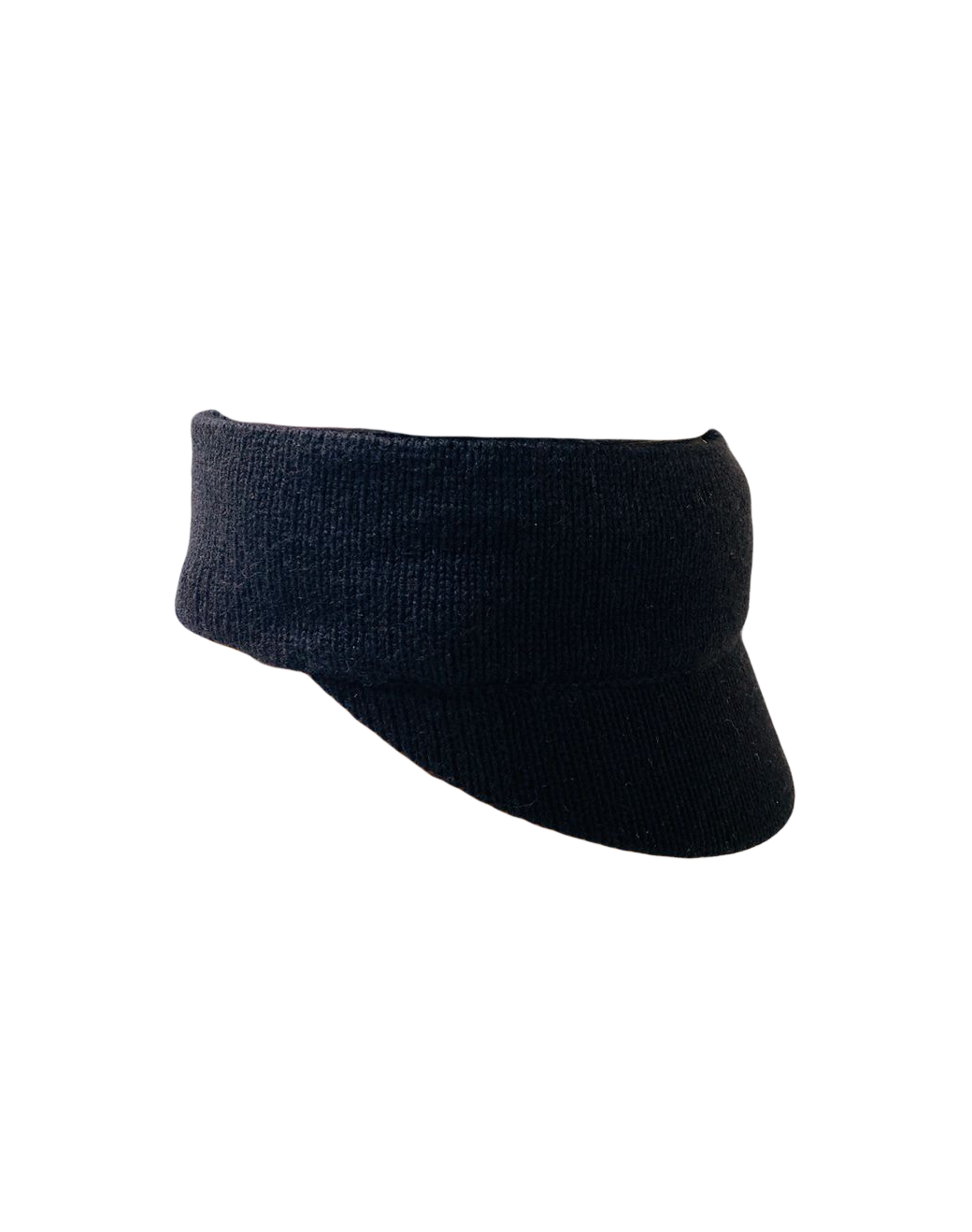 CASHMERE WOOL VISOR HAT