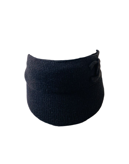 CASHMERE WOOL VISOR HAT