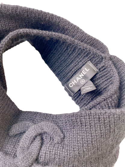 CASHMERE WOOL VISOR HAT