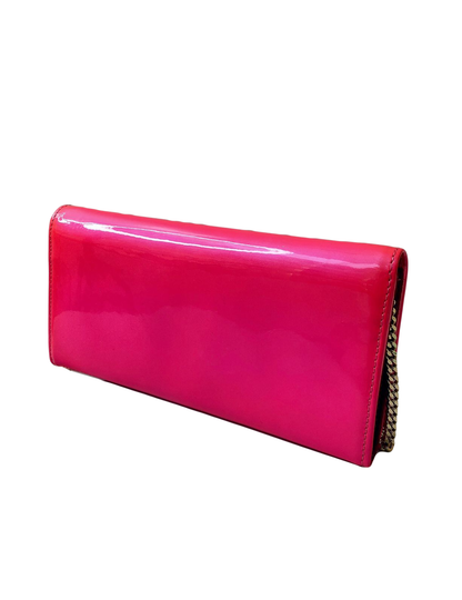 NEON PINK MILLA CHAIN CLUTCH