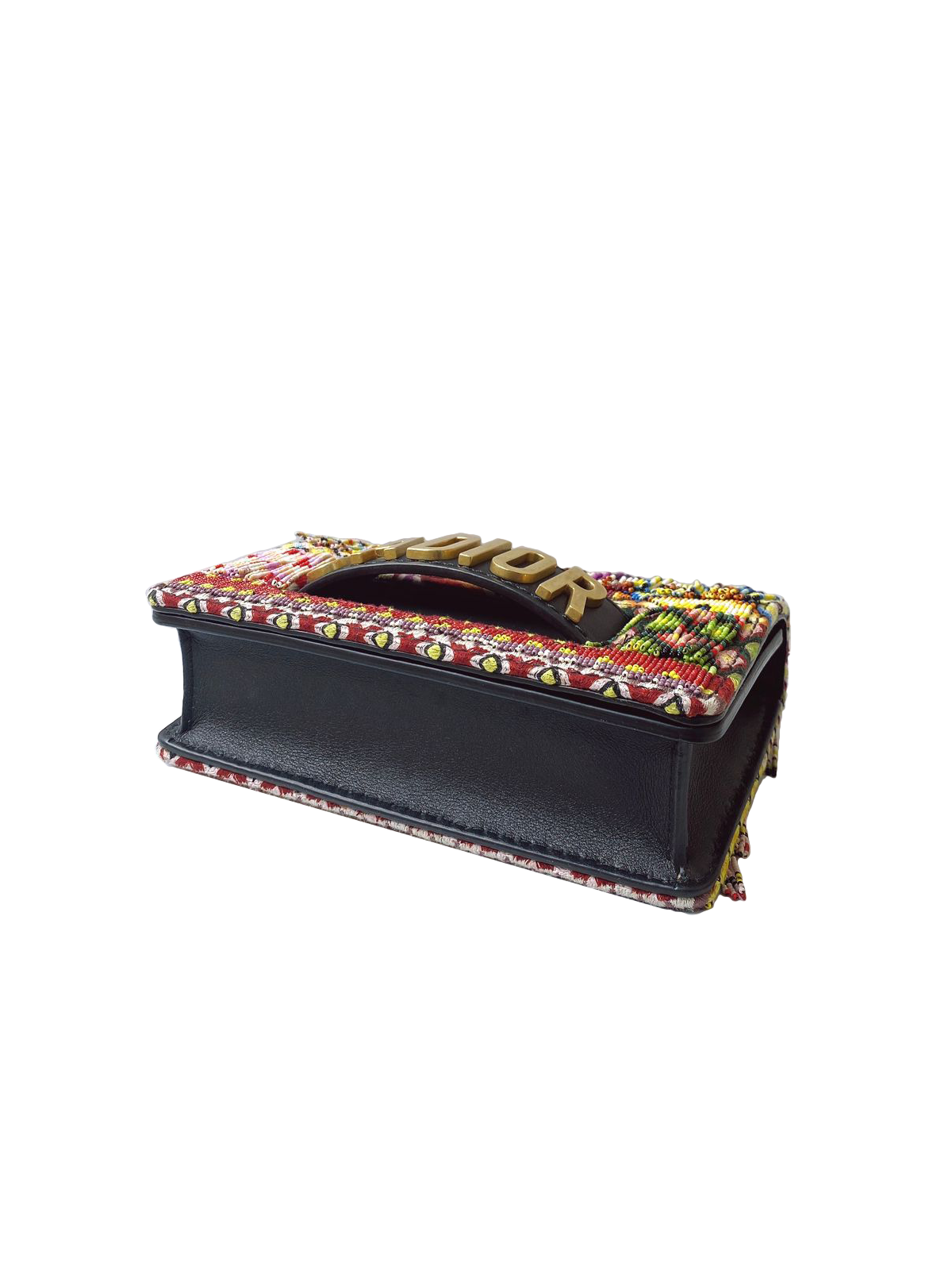 MULTICOLOR EMBELLISHED JADIOR FLAP BAG