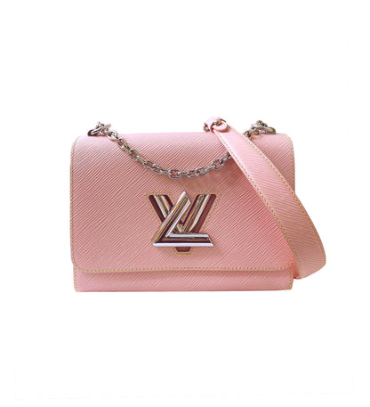 PINK EPI LEATHER MM TWIST HAND BAG