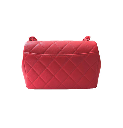 PINK CAVIAR LEATHER MY EVERYTHING FLAP BAG